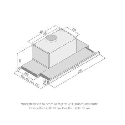 Silverline ATF 920 E Atlas 90cm Flachschirmhaube Edelstahl EEK:A