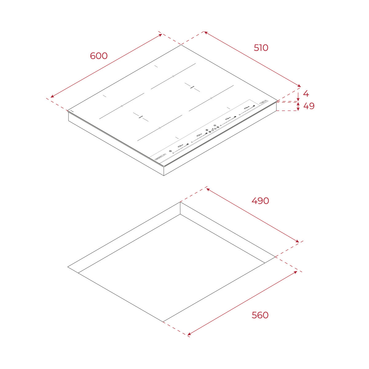 Teka IBF 64-G1 MSP BM Idnuktionskochfeld 60cm autark