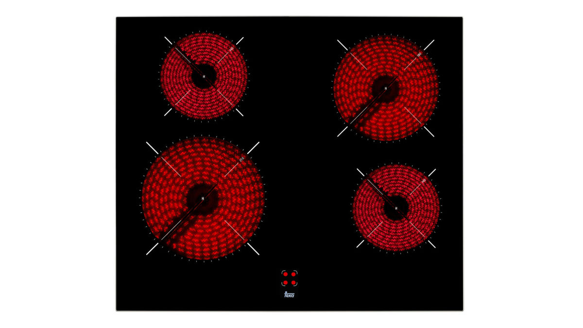 Teka TT 6410 E Glaskeramikkochfeld herdgebunden Metallrahmen 60cm
