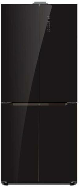 Wolkenstein WCD400A++NF BG Side by Side FrenchDoor Glas schwarz EEK:F