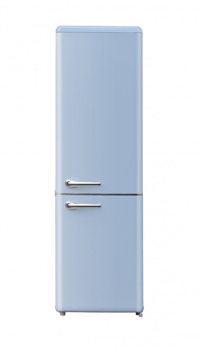 Wolkenstein WKG265RT LB Retro Kühlgefrierkombi blau EEK:E