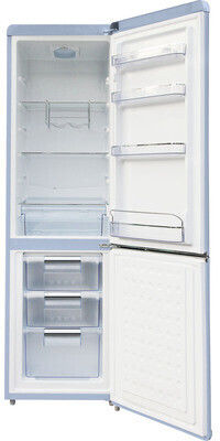 Wolkenstein WKG265RT LB Retro Kühlgefrierkombi blau EEK:E