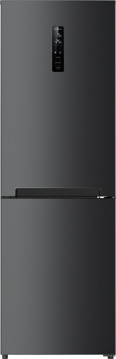 Wolkenstein WKG315NF BSS-M Kühlgefrierkombination Black Stainless Steel EEK:E