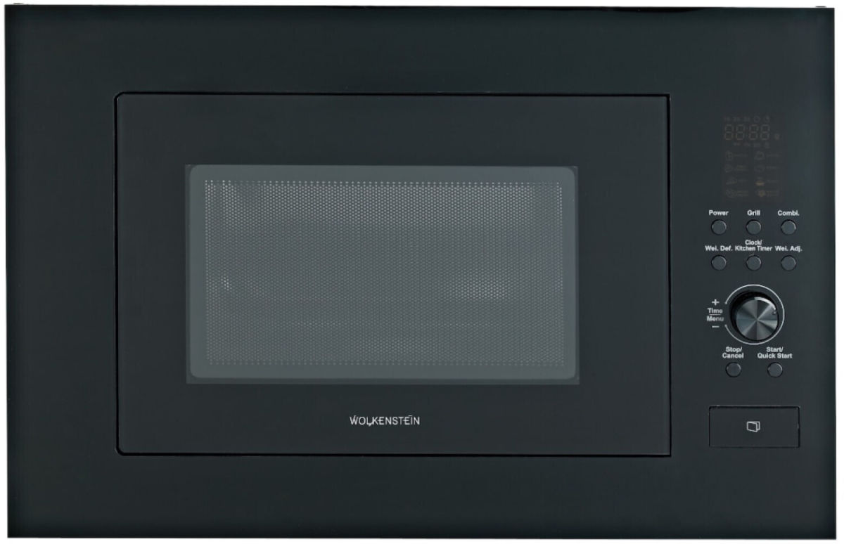 Wolkenstein WMW900-25GB EB Einbau-Mikrowelle Acryl schwarz