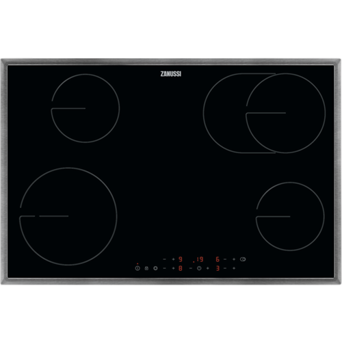 Zanussi ZHRN883X Glaskeramik Kochstelle 80cm Edelstahl autark